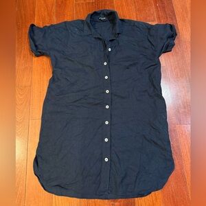J. Crew women’s Navy Short Sleeve Shirt Dress